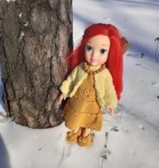 Animator nuken virkattu mekko ja jakku